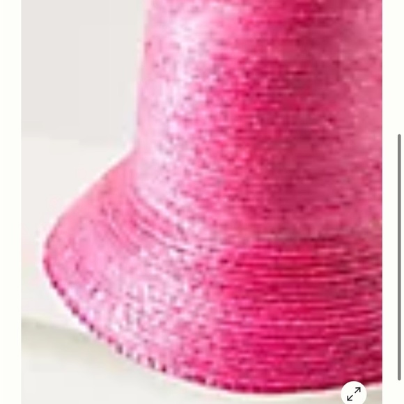 Anthropologie ASN High straw bucket Elegant Pink Women\'s Hat main image 4